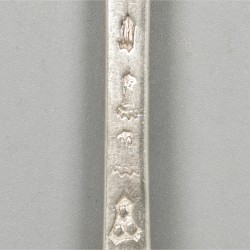 Dinerlepel (Leiden, Frans van Wijnen 1728-1774) zilver.