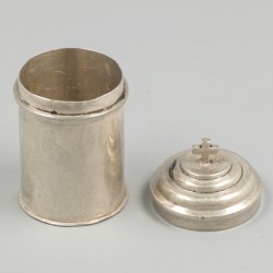 Chrismatorium-doosje zilver.