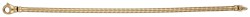 14 kt. Geelgouden slangen-schakelarmband.