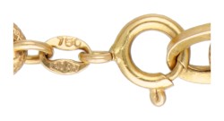 18 kt. Geelgouden Prince of Wales schakelarmband.