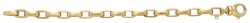 14 kt. Geelgouden anker-schakelarmband.