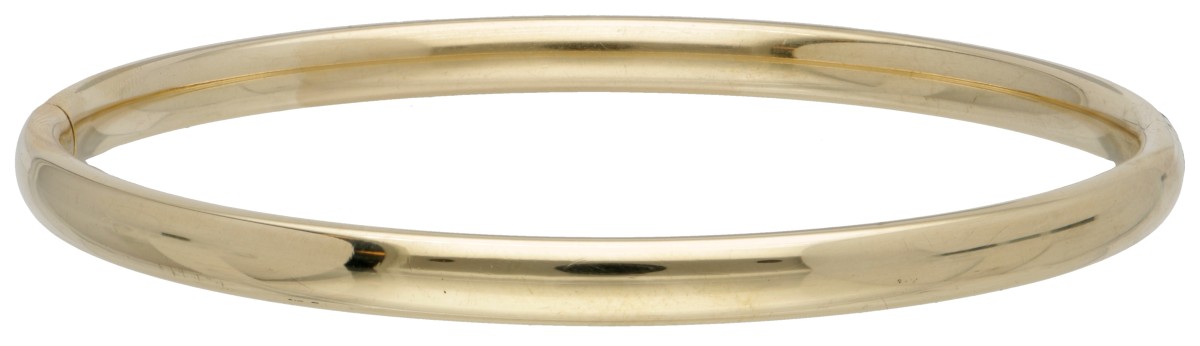 14 kt. Geelgouden bangle armband.