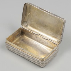 Snuiftabakdoos (Brussel, F.J. Flamant 1798-1814) zilver.