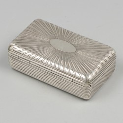 Snuiftabakdoos (Brussel, F.J. Flamant 1798-1814) zilver.