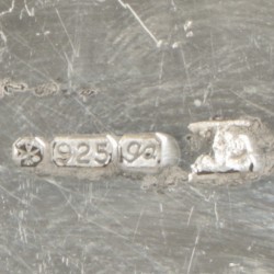 Groot model brijlepel (Malta, 18e eeuw?) zilver.