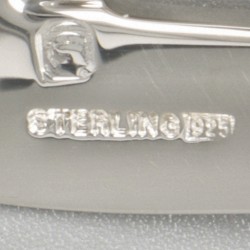 Serveervork Christofle Sterling, model Commodore, zilver.