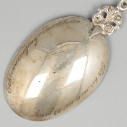Gelegenheidslepel zilver.
