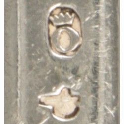 Groentelepel (18e eeuw) zilver.