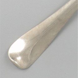 Groentelepel (18e eeuw) zilver.