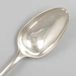Groentelepel (18e eeuw) zilver.