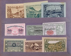 Germany. Album 216 biljetten. Notgeld. Type 1920. - Very fine – UNC.