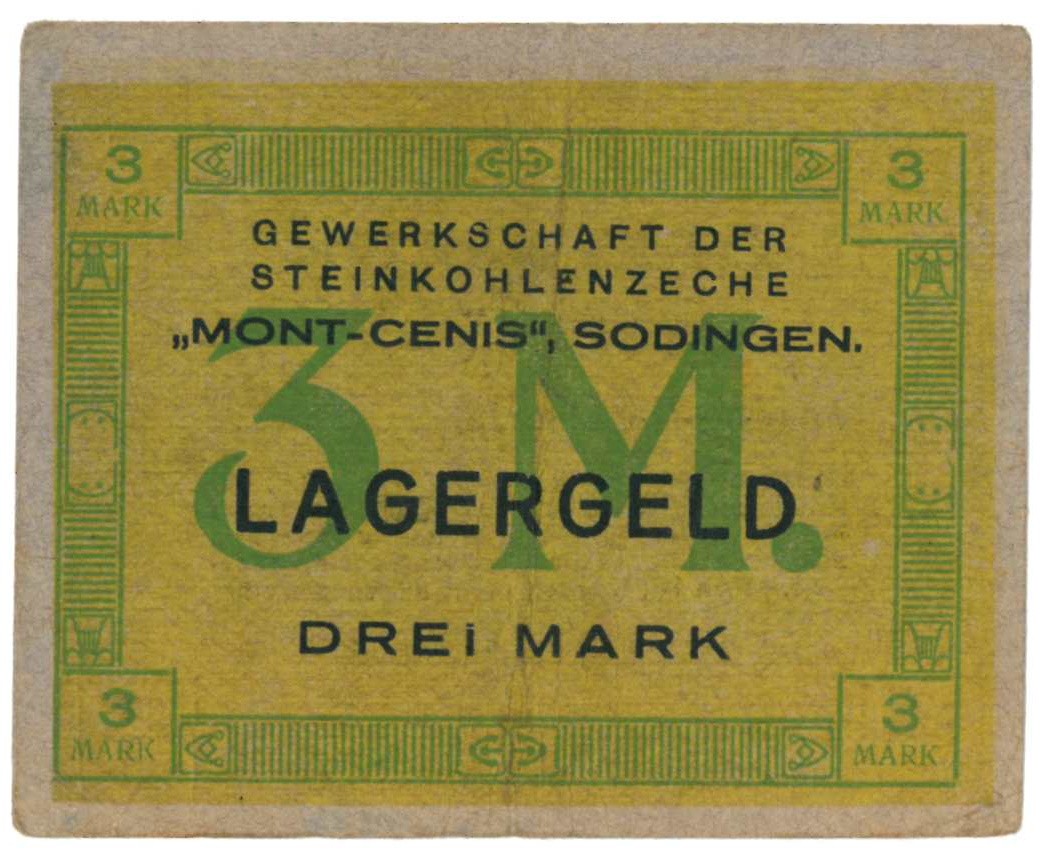 Germany. 3/10 mark. Banknote. Type ND. - Very fine.