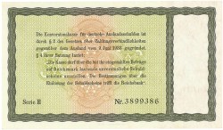 Germany. 5 RM. Banknote. Type 1934. Type Konversionskasse. - About UNC.