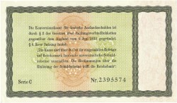 Germany. 5 Mark. Banknote. Type 1934. Type Konversionskasse. - Extremely fine.