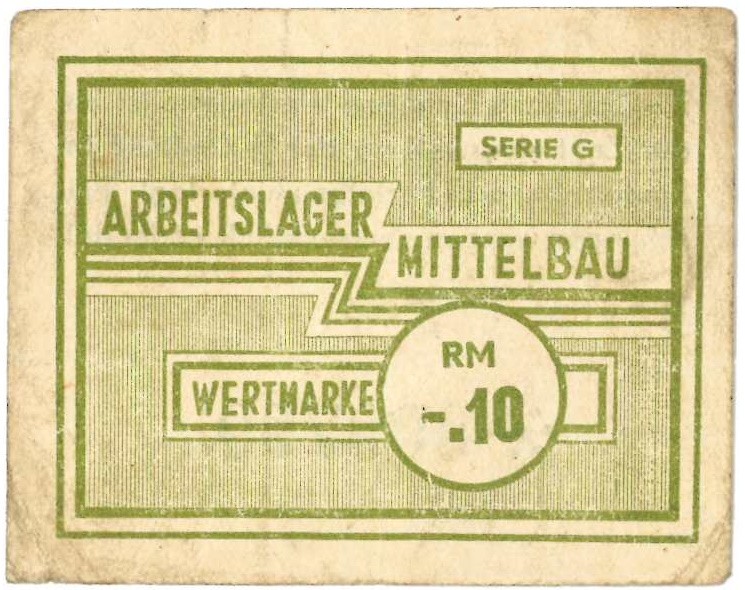 Germany. 0,1 RM. Banknote. Type ND. Type Mittelbau. - Very fine.