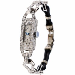Art Deco Platina - Dameshorloge - ca. 1930