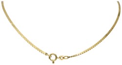 18 kt. Geelgouden schakelcollier. 