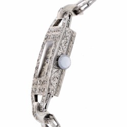 Art Deco Platina - Dameshorloge - ca. 1930
