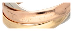 Les Must de Cartier 18 kt. tricolor gouden 'Trinity' ring