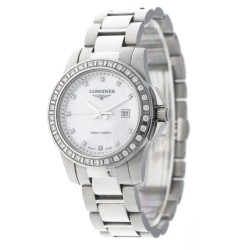 Longines Conquest Mother of Pearl Diamonds L3.258.0 - Dames polshorloge - ca. 2015.