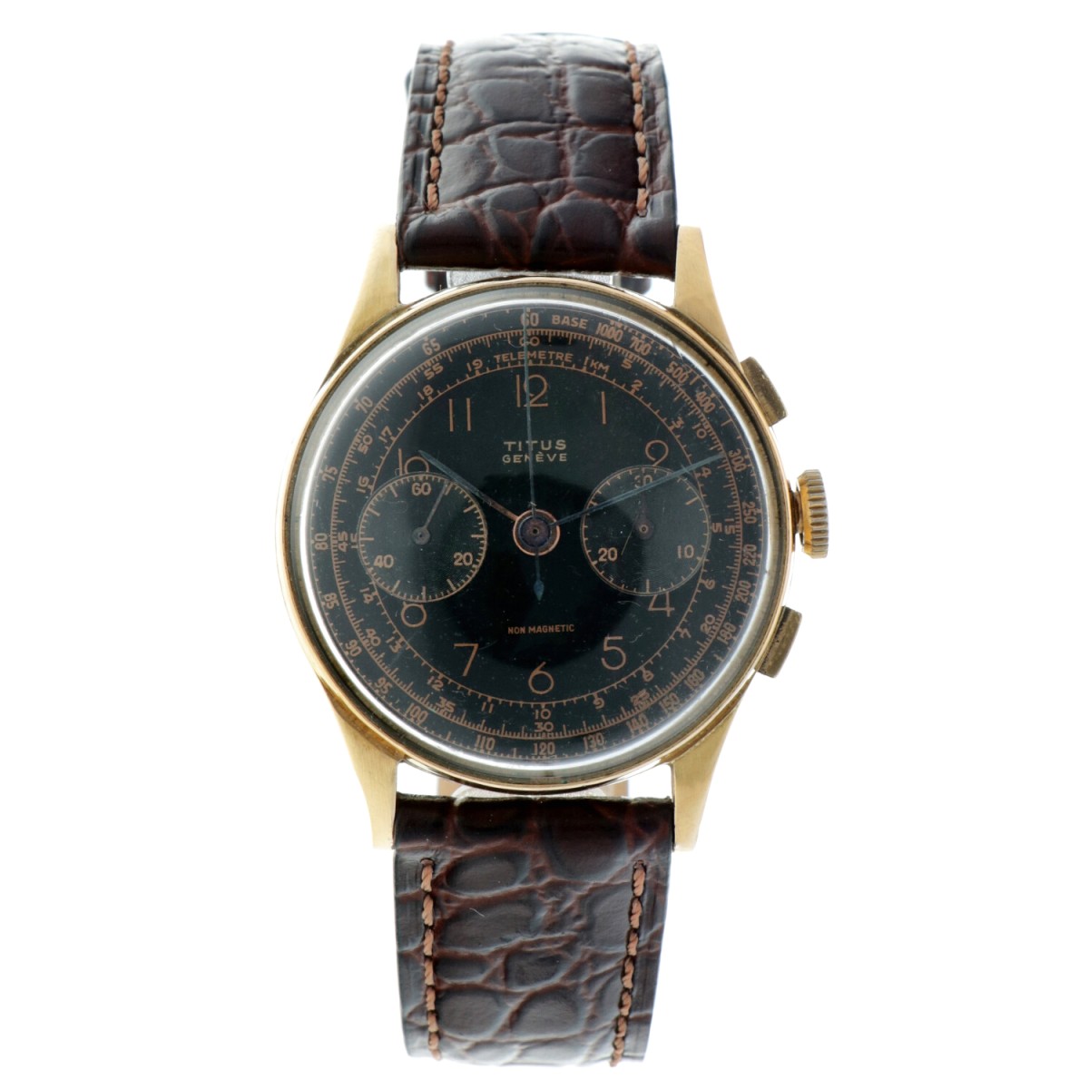 Titus vintage chronograaf - Heren polshorloge - ca. 1955.