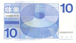 Nederland . 10 gulden . Bankbiljet . Type 1968. Type Frans Hals. - Zeer Fraai -.