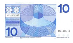 Nederland. 10 gulden . Bankbiljet. Type 1968. Type Frans Hals. - Nagenoeg UNC.