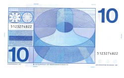 Nederland . 10 gulden . Bankbiljet. Type 1968. Type Frans Hals. - Nagenoeg UNC.