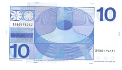 Nederland. 10 gulden . Bankbiljet. Type 1968. Type Frans Hals. - UNC.
