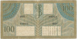 Netherlands-Indies. 100 gulden . Banknote. Type 1946. - Fine / Very fine.