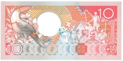 Suriname. 10 gulden . Banknote. Type 1988. Type Anton de Kom. - UNC.