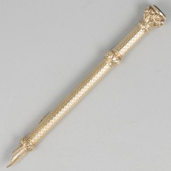 Potlood / kroontjespen (multipen) goud.