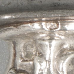 8-delige set dinermessen zilver.