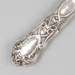 8-delige set dinermessen zilver.