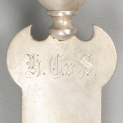 Briefopener zilver.