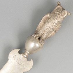 Briefopener zilver.