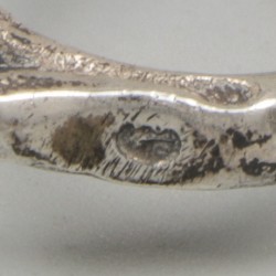 Druivenschaar zilver.