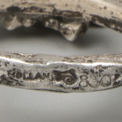 Druivenschaar zilver.