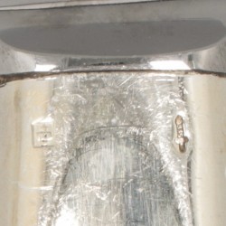 6-delige set dinermessen ''model Jeunesse'' zilver.