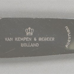 6-delige set ontbijtmessen ''model Jeunesse'' zilver.