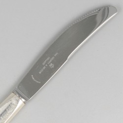 6-delige set ontbijtmessen ''model Jeunesse'' zilver.
