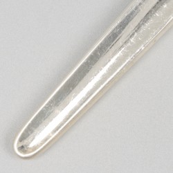 6-delige set ontbijtmessen ''model Jeunesse'' zilver.