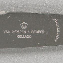 8-delige set fruitmesjes ''model Jeunesse'' zilver.
