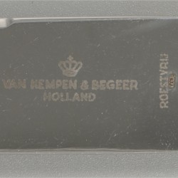 6-delige set dinermessen zilver.