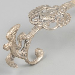 2-delig lot roomlepels zilver.
