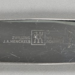 8-delige set messen Haags lofje zilver.