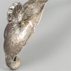 2-delig lot roomlepels zilver.