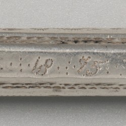 4-delig lot naaldenkokers zilver.