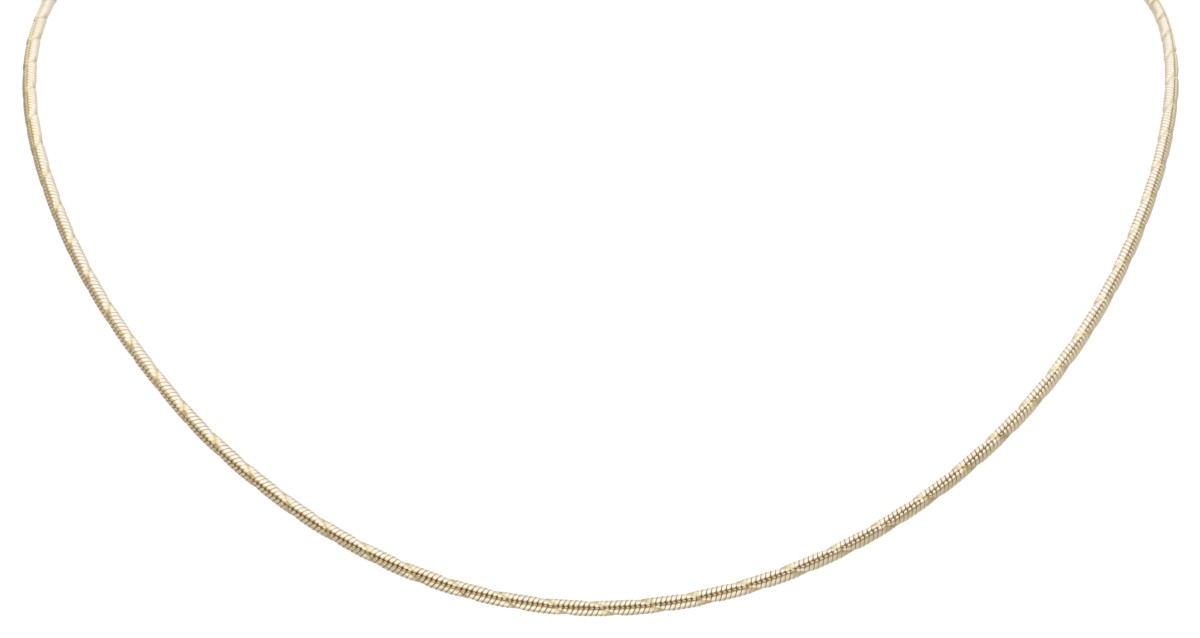 14 kt. Geelgouden collier. 