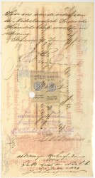Netherlands-Indies. 9600 gulden. bill of exchange. Type 1879. Type Batavia. - Fine .